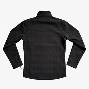 Vestes pour hommes Youmi, service OEM personnalisé, col montant, résistantes à l'eau, légères, imperméables, coupe-vent, coque rigide, multi-zippées - Product Image 2