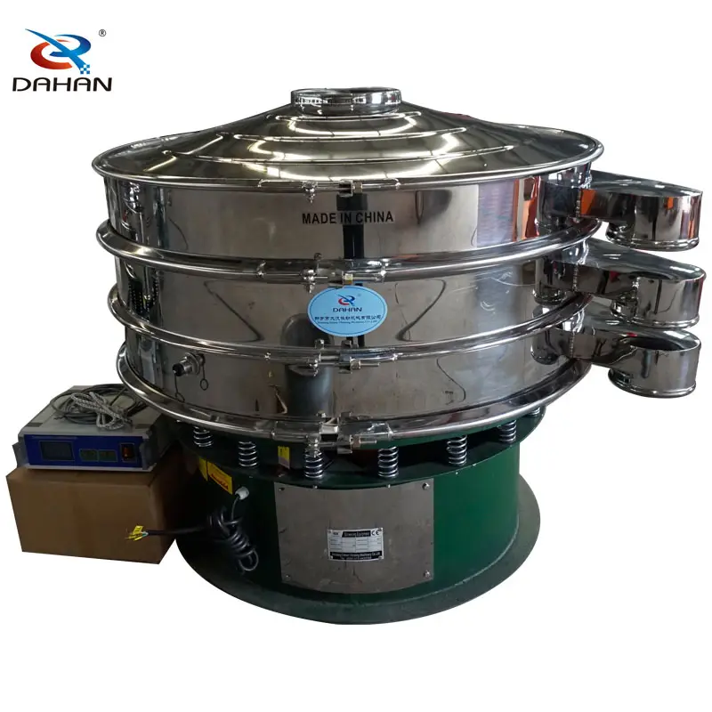 DHC 2 Layers Stainless Sand Flour Coffee Processing Powder Ultrasonic Sifter Vibrating Screen