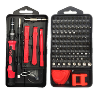 Ensemble d'outils de précision multifonctionnels à poignée en acier pour la réparation de téléphones portables et d'ordinateurs portables, qualité DIY