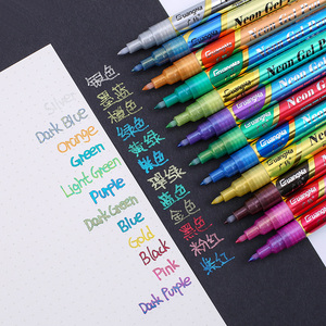 <span class=keywords><strong>Pennarelli</strong></span> glitterati per pittura su roccia, pietra, ceramica, vetro, legno, <span class=keywords><strong>pennarelli</strong></span> Glitter Color Neon per la realizzazione di artigianato fai-da-te - Product Image 5