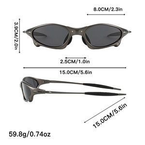 High Quality <strong>Metal</strong> Alloy Frame Fashion Eyeglasses <strong>Polarized</strong> Lens Mens Women Outdoor Cycling <strong>Sport</strong> <strong>Sunglasses</strong> - Product Image 2