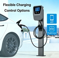 Cargador de Vehículos Eléctricos de 7kW 32A, Wallbox con WIFI, Control por Aplicación Tuya, Tipo 2, IP54, Estación de Carga Impermeable para Uso Doméstico en el Sudeste Asiático