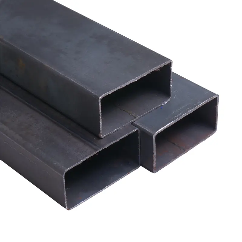 ASTM A500-21 GR B&C 40x40x2mm Carbon ERW Welded Square Rectangular Steel Pipes 12m Length Hollow Section API Compliant