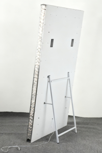 Hiện đại sang trọng cao phòng ngủ phòng tắm lớn trang trí Nội Thất Tường kim cương tinh thể cơ thể lớn đầy đủ chiều dài sàn đứng gương với đèn LED - Product Image 5