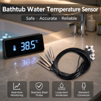 Sonde de température GAIMC NTC pour baignoire et spa, étanche, en acier inoxydable, 10K 3435 JST 2 broches pour contrôleur de spa