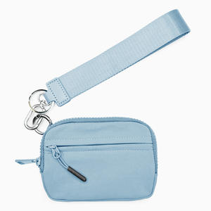 New Design Personalized Custom Wrist Purses Pouch Portable Nylon <b>Credit</b> <b>Card</b> <b>Holder</b> Purse Mini Zip Around Wristlet Wallet - Product Image 4
