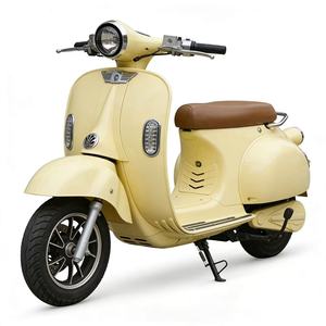 Scooter électrique de banlieue 1200W 60V, cyclomoteur rétro avec charge USB, 3 modes de vitesse pour les déplacements en ville - Product Image 5