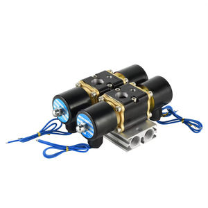 8-Valve 2W160-4F 2F 1F Laiton 1/2 "NPT Pneumatique Low Rider Low Level Manifold Suspension Air Ride System Electrovanne Kits - Product Image 6