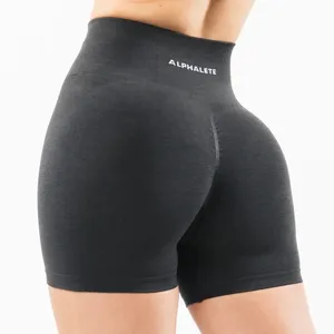 Nvgtn supplier New Arrival Hot Sale Workout Athletic Shorts Womens Running Fitness Gym Women yoga black seamless amplify shorts