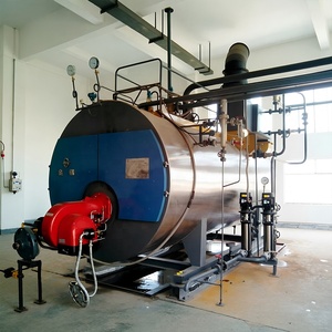Chaudière à vapeur horizontale à gaz GPL entièrement automatique haute performance de 1 à 6 tonnes <span class=keywords><strong>pour</strong></span> chauffage industriel à tubes d'eau - Product Image 2