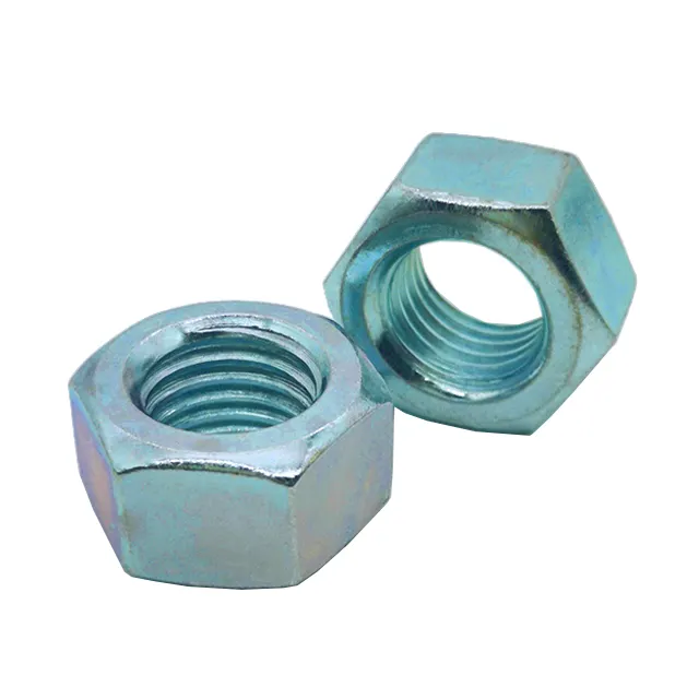 M5 M6 M8 M10 M20 Carvão Galvanizado Aço Inoxidável Grau 8 10 12 Porca Hexagonal Din934