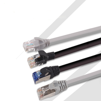 Premium cat5e cat6 rj45 kabel ethernet laki-laki ke laki-laki kabel komunikasi lan