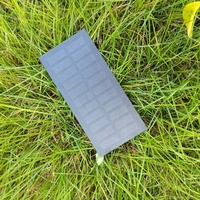 Pedido mínimo 1 pieza Mono cristalino 5,5 V para luces pequeños paneles solares negros 5 5 V 180ma Mini Módulo de panel de células solares 1W