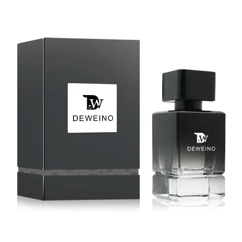 Novo design oem quadrado 50ml luxo clara pulverizador atomizador vazio transparente garrafa de vidro fabricante de perfume