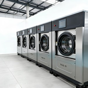 Lavadora Industrial Eléctrica de Acero Inoxidable Totalmente Automática para Uso en Hoteles, Capacidad de 15-30 kg, para <span class=keywords><strong>Lavandería</strong></span> de <span class=keywords><strong>Autoservicio</strong></span> al Aire Libre - Product Image 2