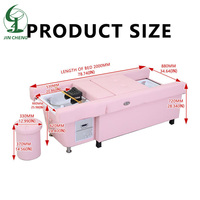 Table de massage électrique multifonctionnelle Jincheng pour salon de beauté, lit de spa pour les pieds inclinable, table de massage corporel complet professionnelle