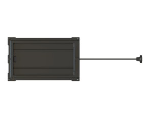 Amortisseur de <span class=keywords><strong>cheminée</strong></span> en fonte avec tige de commande, amortisseur de fumée pour foyer - Product Image 6