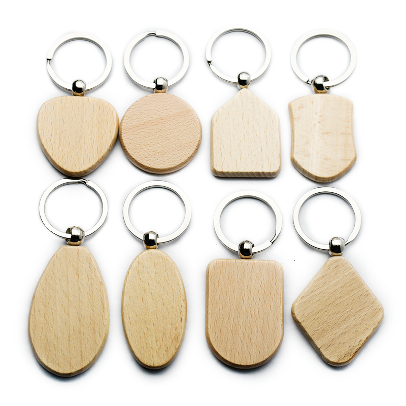 Wholesale Sublimation Wood Cute Logo Accessories