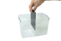 LEECOM – Vente en gros usine – Petit aquarium en plastique portable pour poissons, reptiles et tortues – Idéal pour la maison et l'extérieur