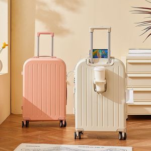 Trolley Suitcase 20-inch Combination Lock Silent Wheels Durable Leather Unisex Carry-Ons for Leisure Travel Spring 2025 - Product Image 3