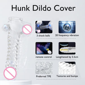 OEM ODM Hot Selling 20 Vibrations modi Dildo Sexspielzeug für Erwachsene G-Punkt Vibrierender Dildo Elektrische Penis abdeckung - Product Image 5