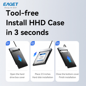 Eaget CE50-2 ssd במקרה הסיטונאי 2.<span class=keywords><strong>5</strong></span> אינץ sata hdd במקרה כונן קשיח 6tb usb3.0 במקרה כונן קשיח עבור משרד Gbps - Product Image 6