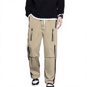 <b>Men's</b> Fashion Cargo <b>Overalls</b> Relaxed Fit Breathable Polyester/Cotton Side Pockets Casual Streetwear Everyday Comfort Summer - Product Image 1