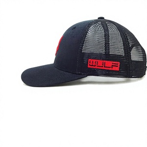 Casquette de camionneur pour adulte, fabriquée en usine au Vietnam, avec logo brodé réglable, structure 6 panneaux, dos en maille confortable, style décontracté et tendance - Product Image 4
