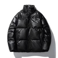Manteau matelassé épais pour homme 100 % duvet, long, à capuche, avec fermeture éclair, respirant, décontracté, pour l'hiver