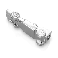Flashdisk Logam Berlapis Perak Bentuk Mobil Balap 3D 8GB USB 2.0/3.0 F1, Disk Unik