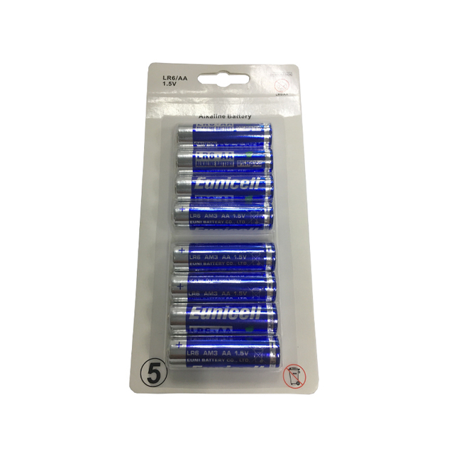China Supplier Alkaline Battery AA 1.5v LR6 AM3 UM3 Alkaline Battery
