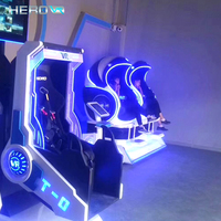 Simulateur de chaise d'oeufs de HEROVR 9D VR amusement interactif élevé de ROI pour les jardins intérieurs et extérieurs de centres commerciaux pour des parcs d'aventure