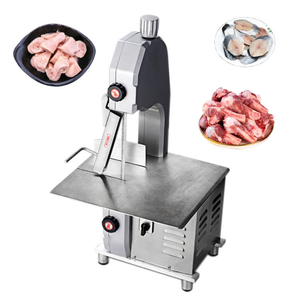 Nueva Máquina Cortadora de Carne de Res Congelada Semiautomática Fácil de Operar, con Sierra de Cinta para Huesos, Grosor Ajustable, Acero Inoxidable de Grado Alimenticio 1 - Product Image 1