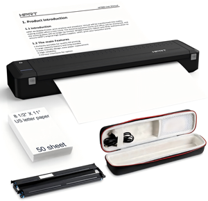 Stampante Termica Portatile Hanin A4, Mini USB Type-C, Batteria 2000mAh, Risoluzione 300dpi per Ufficio, Casa, Uso Esterno - Disponibile - Product Image 3