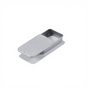 Boîte à glissière en étain pour bonbons, médicaments, comprimés, menthe, pommade, cure-dents, cotons-tiges, pansements, rangement portable, 70X42X12mm - Product Image 1