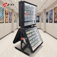 Écrin de Présentation Mural en Acrylique et Métal à 7 Fentes pour Cartes de Sport Gradées TCG PS-A de Haute Qualité et Cartes à Collectionner