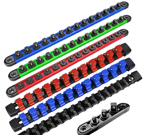 磁気ソケット収納ラック 1/4インチ 3/8インチ 1/2インチ プラスチックソケットディスプレイホルダーキット プロ仕様 メトリックツールオーガナイザー - Product Image 2