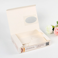Boîte d'emballage réutilisable pour gâteau à la crème et biscuits Boîte cadeau en papier kraft à fenêtre en plastique pour papier Parton Carton Écologique Élégant