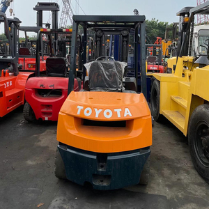 Venta caliente 3,5 t carretilla elevadora minera usada tracción en las 4 ruedas carretilla elevadora diesel Toyo ta usada - Product Image 3