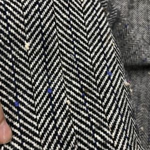 Nuevo Diseño, Suministro de Fábrica, Tela de Punto Jacquard de Lana y Poliéster, Tela de Lana con 30% de Lana para Abrigo - Product Image 4