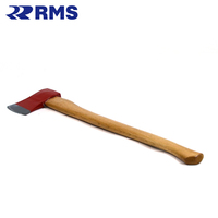 Hache de pompier avec manche en bois, longueur 810 mm, haute qualité, solide et durable à utiliser