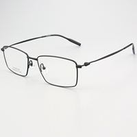Gafas de Hombre Retro de Lujo 2025, Montura Rectangular Completa de Titanio Puro, Plegables, con Estuche Elegante para Gafas de Lectura, para Todo Tipo de Rostro