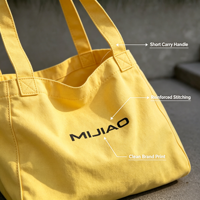 Sac fourre-tout en toile de couleur unie de grande capacité, personnalisable avec logo sérigraphié ou par transfert thermique, écologique, réutilisable, sac à bandoulière pour usage quotidien