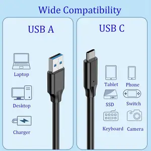 Premium 1m BIo 60w 3a Pd Carregamento Rápido Usb Tipo C Para Usb Tipo C Cabo Usbc Carregador Tipo C Cabo Para Ipad Phone Tablet