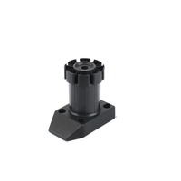 Socle de cuisine en plastique 70mm PVC réglable jambe
