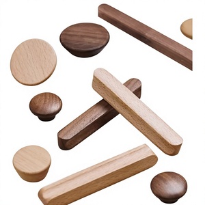 Manijas de Madera Redondas para Gabinetes, Diseño Moderno, Duraderas, Ligeras, Hechas a Mano, Decoración para Muebles de Cocina, Puertas y Entradas - Product Image 6
