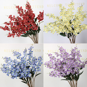 Jasmin Artificiel Pleurant, Branche Unique en Soie à Longue Tige, Décorations pour Mariage et Maison - Product Image 2