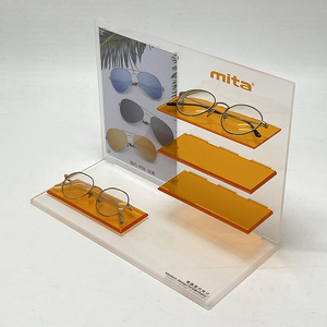 Cầu thang bước <span class=keywords><strong>Acrylic</strong></span> hiển thị đứng đa Tầng Kệ tổ chức cho sưu tầm Mini Con số mỹ phẩm triển lãm và quầy - Product Image 4