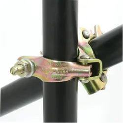 Trọng lượng nhẹ giàn giáo phụ kiện bền ép ống thép Clip sửa chữa ép đôi <span class=keywords><strong>Coupler</strong></span> giàn giáo xoay kẹp - Product Image 6
