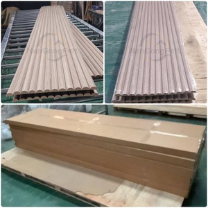 <span class=keywords><strong>Pannelli</strong></span> <span class=keywords><strong>in</strong></span> <span class=keywords><strong>Legno</strong></span> Flessibili, Pannello a Doghe MDF Semicircolare, Pannello <span class=keywords><strong>in</strong></span> <span class=keywords><strong>Legno</strong></span> Flessibile Tambour, Pannello Acustico Curvo per Rivestimento Pareti - Product Image 4
